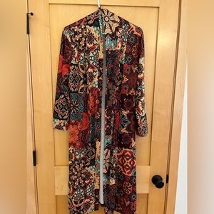 Long lightweight jacket.